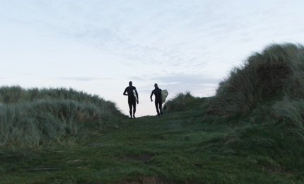 In like Flynn. Josh and Jay Atlantic bound. Pic Mark Dec 06