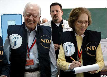 Jimmy Carter ve eşi Rosalyn