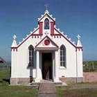 The front of the Italian Chapel 