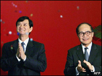 Ông Nguyễn Tấn Dũng và Nguyễn Sinh Hùng