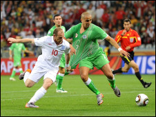 انجلترا والجزائر