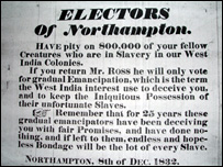 Election poster - Northants Local Studies Library