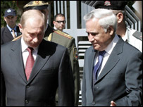 कात्सव के साथ पुतिन