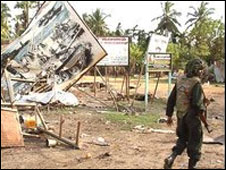 منطقه جنگ زده شمال سریلانکا