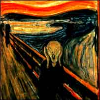 چیخ کا نامکمل عکس 