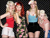 Pouting for the camera