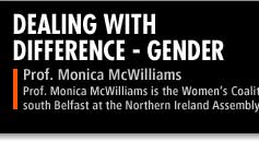 Prof. Monica McWilliams is the Women's Coalition MLA for south Belfast at the Northern Ireland Assembly
