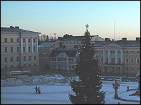 Senátní náměstí v Helsinkách