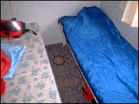 Caravan bedroom