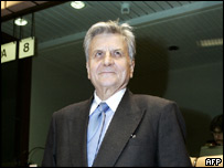 O presidente do BCE, Jean-Claude Trichet.