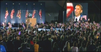 Obama đọc diễn văn cám ơn