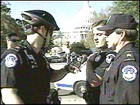 Американські поліцаї при Капітолії