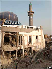 Casa destruída em Baquba, no Iraque