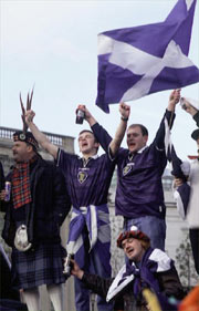 Scottish football fans