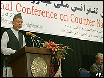 حامد کرزی رئیس جمهور افغانستان