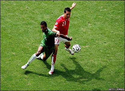 瑞士队战胜多哥