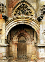 Door to Rosslyn Chapel