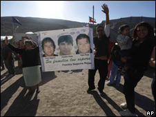 Familiares de los mineros. 