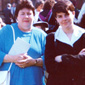 Andrea and her mum Margaret. This picture was taken a month before Andrea went into hospital. Circa 1991