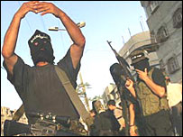 Protestující v Gaze