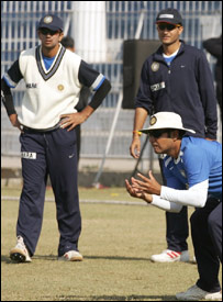 راہول، گنگولی اور سہواگ