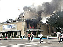 Protest v Uzbekistánu