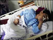 پمز میں داخل بچہ