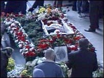 Anna Politkovskaya'nın naaşı