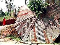 The camp at Bindunuwewa after the attack