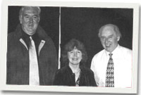 Trebor Evans Gwanas, a Glyn Williams, Porth y Gest gyda Grace Pritchard eu cyfeilydd