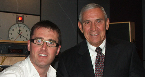 Mark Patterson with retired US General, Martin Berndt.