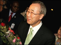 بان کی مون دبيرکل سازمان ملل