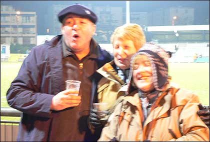 Worcester Warriors fans at Montpellier