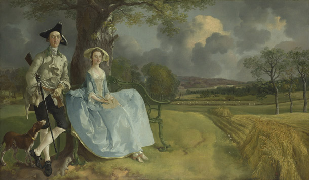 "Mr and Mrs Andrews" by Thomas Gainsborough