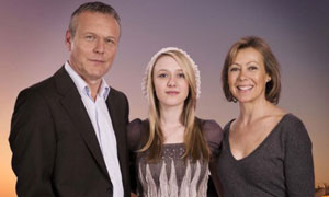The Invisibles: Maurice Riley (Anthony Head), Grace Riley (Emily Head) and Barbara Riley (Jenny Agutter)