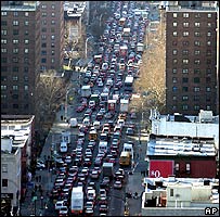 Tắc nghẽn giao thông tại New York
