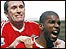 Liverpool players Robbie Keane and Ryan Babel