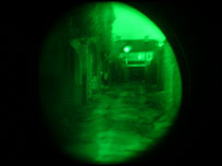 View through Night Vision goggles