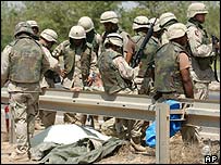 Soldados americanos no Iraque