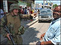 Fuzileiro naval americano no Haiti