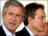 George W. Bush e Tony Blair