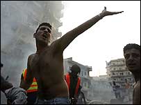 एक लेबनानी शहर में इसराइल का हमला