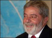 O presidente brasileiro, Luiz Inácio Lula da Silva.