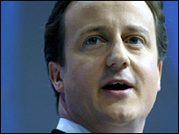 保守党领袖卡梅伦