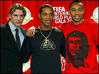 Шевченко, Роналдіньо, Анрі