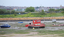 Looking across to the causeway