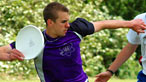 Durham University team playing Ultimate Frisbee