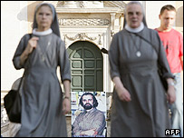 عکس گابريل تورسلو عکاس مسلمان ايتاليايی، در شهر رم