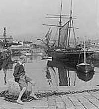 Kilkeel Harbour in the late 1800's