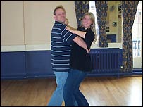 Andy and Aleena dancing